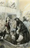 Illustration by Frederick Coffay Yohn, gouache and watercolor on paper, sold Jan 2014