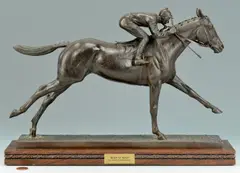 Man O' War by Marilyn Meiselman Newmark, bronze, sold Jan 2014