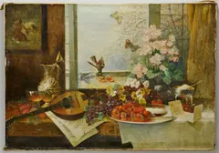 Still Life by Paul Gehrmann, oil on canvas, sold Sep 2013