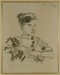 Kokoschka titled "Ruth 4 by Oskar, lithograph, sold May 2013
