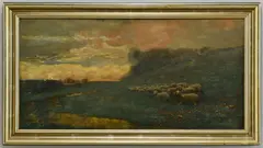 1 by Large James Wiley Wallace, oil on canvas, sold Jan 2013
