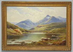 Untitled by Norman Badgley Wilson, oil, sold Oct 2012