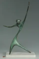 Abstract , David Wi by Victor Halvani, bronze, sold Oct 2012