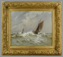 Marine by Émile Maillard, 1908, oil on canvas, sold Jan 2012