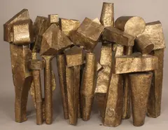 Tafur Abstract Geometric by Edgar Tafur, bronze, sold Oct 2011