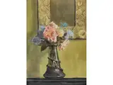 Vase mit Blumen by Edward Rimbault Dibdin, watercolor, offered Jun 2023