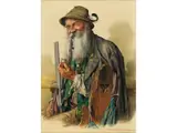 Der Jägersmann by Peter Krämer, watercolor, sold Jun 2024