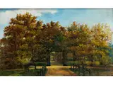Untitled by Victoria S.Colkett, oil on board, offered Dec 2015