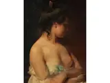 Untitled by Jules Alphonse Debaene, oil on canvas, sold Mar 2019