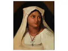 Portrait der Vincenza Carvo by Eduard Bendemann, oil on paper, offered Sep 2015