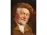 Kopf Eines Mannes mit Barrett by A. Zimmermann, oil on panel, offered Mar 2019