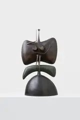 La Célestine by Philippe Hiquily, 1987, Bronze à patine brune et gris-verte, sold Dec 2024