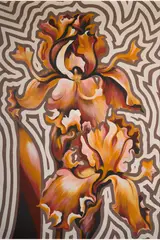 Sans titre by Lowell Nesbitt, Huile sur papier marouflé sur panneau, sold Dec 2024