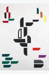 Toscane by Jo Delahaut, 1954, Huile sur toile, sold Jan 2025