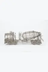 Dump Truck (scale model) by Wim Delvoye, 2009, Acier inoxydable découpé au laser, sold Jan 2025