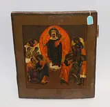 Russisch, um 1850 by Gottesmutter Freude aller Leidenden, tempera, offered Sep 2016