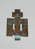 Russisch, um 1800 by Metallikone "Erweitertes Hauskreuz", bronze, offered Sep 2016