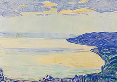 Blick auf den Lago Maggiore, 1911 by Oskar Lüthy, oil on canvas, sold Sep 2016