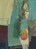 Stilleben", 1957 by Hans Ruedi Sieber, oil on canvas, offered Sep 2016