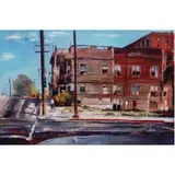 Untitled by Victor Czerkas, oil on canvas, sold Dec 2023