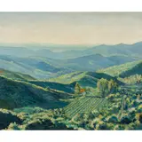 Hidden Valley by Harry A. Dworkin, 1942, oil on canvas, sold Dec 2023