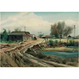 Untitled by Paul Lauritz, oil on canvas, sold Dec 2023