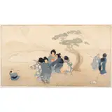 Kites by Bertha Lum, 1908, woodcut, sold Dec 2023