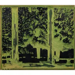 Untitled by Gustave Baumann, woodblock, sold Dec 2023