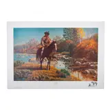B. 1929) Print on Paper by Lonely Rider, Limited edition reproduction print and signed by artist. A s, sold Jul 2024