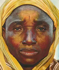 Portrait of a Man by Loyiso Mkize, oil on canvas, sold Nov 2025