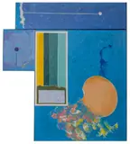 The Window by Lawrence Glickman, Acrylic on Three Canvases, sold Apr 2025