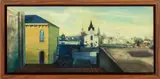 View from My Window by Steve Hawley, 1987, Oil, sold Apr 2025
