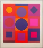 Granat by Victor Vasarely, Screenprint in Colors, sold Apr 2025