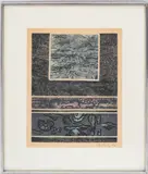 A Genesis by Gabor Peterdi, 1966, Etching in Colors on Arches Wove Paper, sold Apr 2025