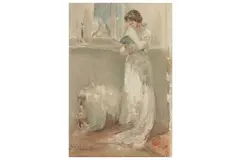 Untitled by Albert Ludovici Jnr, watercolour, offered Aug 2022