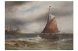 Untitled by Gustave de Breanski, oil on board, offered Aug 2022