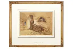 Untitled by Charles Cattermole, watercolour, offered Aug 2022