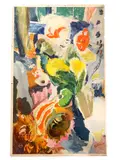 Flowers by London Underground poster.- Hitchens, lithograph, offered Aug 2022