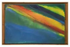 Untitled by Jeff Hoare, acrylic on canvas, offered Aug 2022