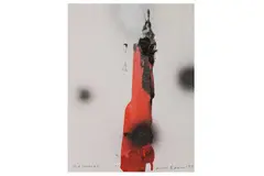 Untitled by Denis Bowen, mixed media on paper, offered Aug 2022