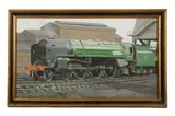 Untitled by S Wheatley, oil on canvas, offered Aug 2022