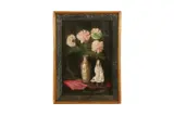 Untitled by Simone Dujardin, pastel on paper, offered Aug 2022