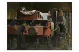 Untitled by R E Lord, oil on panel, offered Aug 2022