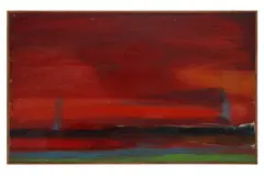 Untitled by Jeff Hoare, acrylic on canvas, offered Aug 2022