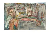 Untitled by Rudolf Kortokraks, oil on board, offered Aug 2022