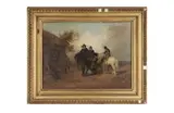 Untitled by J. Ward, oil on canvas, offered Aug 2022