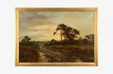 Untitled by Benjamin Williams Leader, oil on canvas, offered Aug 2022