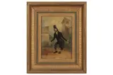 Untitled by F. Salter, 1840, oil on board, offered Aug 2022