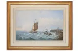 Untitled by Paul Brudell, watercolour, offered Aug 2022