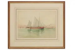 Untitled by William Minshall Birchall, 1932, watercolour, offered Aug 2022